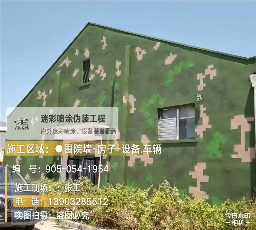 佳木斯外墙数码迷彩漆施工报价清单（100㎡标准墙面测算）